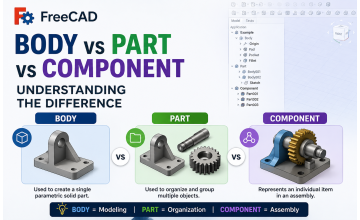 FreeCAD Body vs Part vs Component: Understanding the Difference